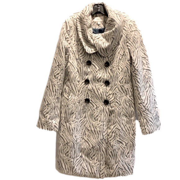 Sabine Zebra Trench Coat L - Picture 6 of 11